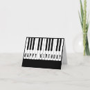 Recherche de piano anniversaire cartes Clavier