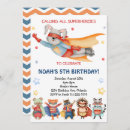 Recherche de héros invitations De super héros