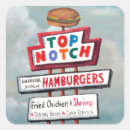 Recherche de poulet vintage autocollants Aquarelle