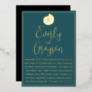 Recherche de blue and gold invitations Pour eux