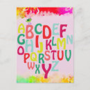 Recherche de lettre de lecture cartes postales Alphabet