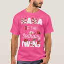 Recherche de anniversaire jumeaux tshirts Floral