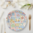 Recherche de italie assiettes en papier Vacances