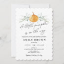 Recherche de little pumpkin baby shower invitations Automne