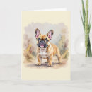Recherche de chien frenchie vœux cartes Animaux de compagnie