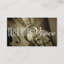 Recherche de violoncelle cartes visite Professeur