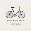 Recherche de vélo bleu autocollants Bicyclette