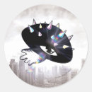 Zoek naar enge spinnen stickers Zwart