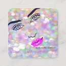 Recherche de jeune fille cartes visite Maquillage