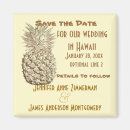 Recherche de ananas jaune magnets Élégant