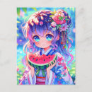 Zoek naar cartoon meisje briefkaarten Bloemen