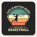 Recherche de athlète dessous de verres Basket