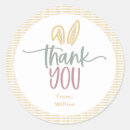 Recherche de lapin jaune autocollants Merci