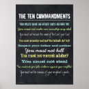 Recherche de les 10 commandements posters Écriture