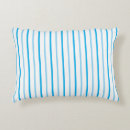 Recherche de rayures bleues et blanches coussins Pour enfants