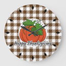 Recherche de thanksgiving horloges Feuille