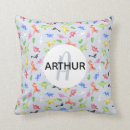 Recherche de dinosaure bleu coussins Nom