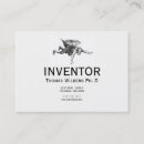 Recherche de innovation cartes visite Inventeur