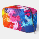 Recherche de peinture abstraite cosmétiques pochettes Bleu