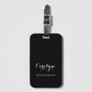 Recherche de masculin bagages étiquettes Noir et blanc