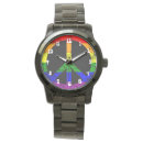 Recherche de paix montres Drapeau arc en ciel
