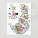 Recherche de thé cartes postales Aquarelle
