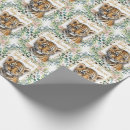 Recherche de baby shower jungle papier cadeau Tigre