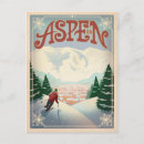 Recherche de ski cartes postales hiver