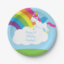 Recherche de licorne assiettes Filles