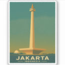 Recherche de jakarta autocollants Asie du sud est