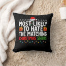 Recherche de la même chemise coussins Noël