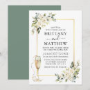 Recherche de aquarelle mariage invitations Vert sauge
