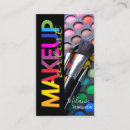 Recherche de palette de maquillage cartes visite Esthéticienne
