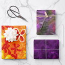 Recherche de oran papier cadeau Violet