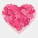 Recherche de coeur 3d autocollants Mignon