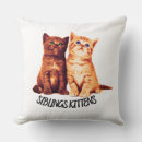 Recherche de deux chats coussins Drôle