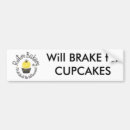 Zoek naar bakkerij bumperstickers Cupcakes