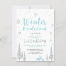Recherche de winter wonderland anniversaire invitations Hiver