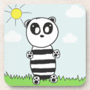 Recherche de pandas mignons dessous de verres Panda mignon