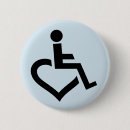 Recherche de handicap badges Fauteuil roulant