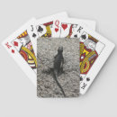 Recherche de lézard jeux de cartes Noir