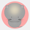 Recherche de chat gris autocollants Chats