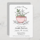 Recherche de tea shower invitations Tendance