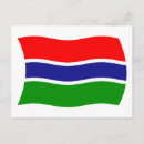Recherche de la gambie cartes postales Drapeau de gambie