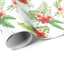 Recherche de hibiscus papier cadeau Floral