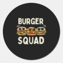Recherche de hamburger drôle autocollants Foodie
