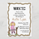 Zoek naar gewilde uitnodigingen Wild west