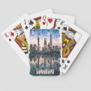 Recherche de peinture paysage jeux de cartes Illustration