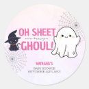Recherche de chat halloween autocollants Baby shower halloween