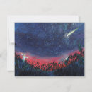 Recherche de météores vœux cartes Nuit